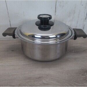 Americraft 4 Qt Quart Stock Pot Dutch Oven Sauce Stainless Steel USA w/ Lid